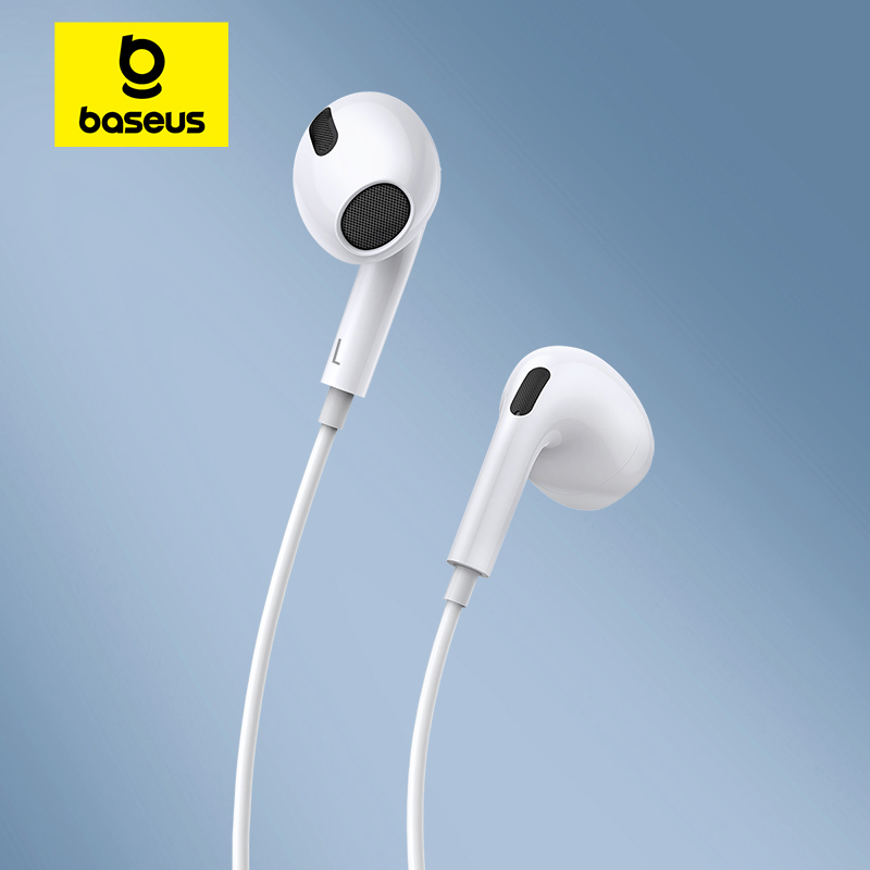 Wired Earphone Lightning - Baseus C17 écouteur filaire type-c avec