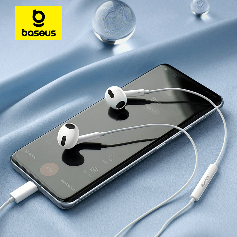Wired Earphone Lightning - Baseus C17 type-c écouteurs dans l'oreille