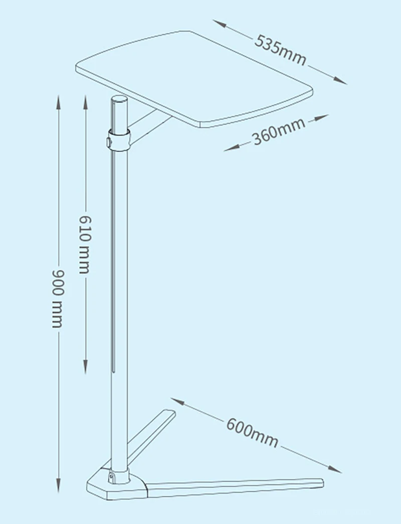 Support mobile en aluminium po - Tablet Lap Desk avis et prix