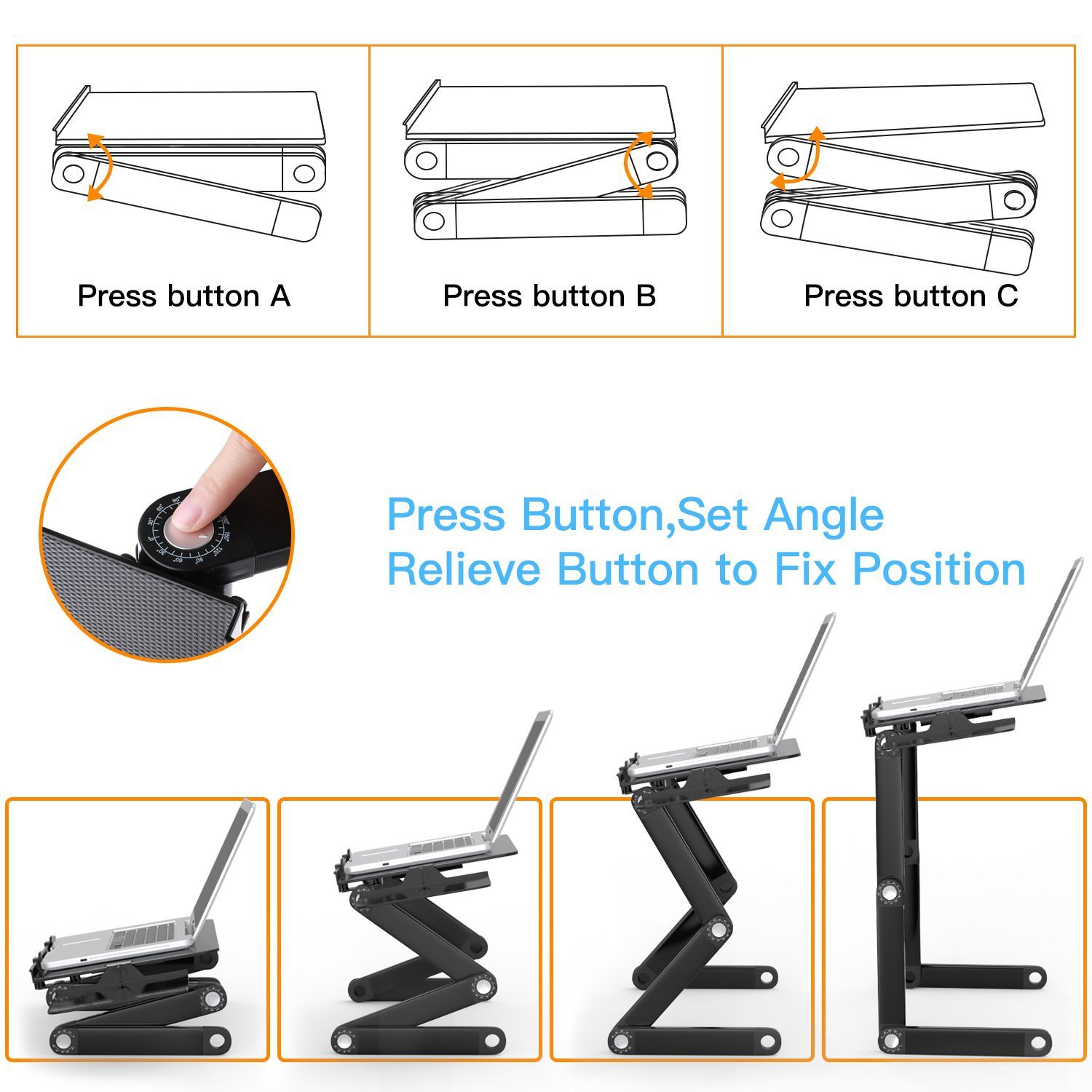 Table pliante pour ordinateur  - Tablet Lap Desk avis et prix